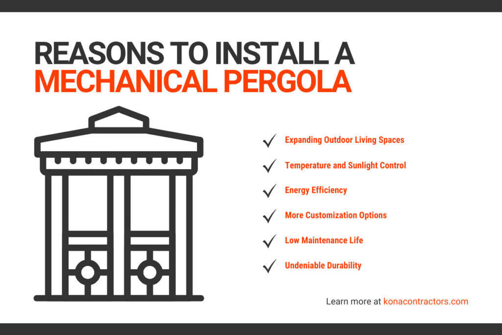 9 Reasons To Install a Mechanical Pergola
